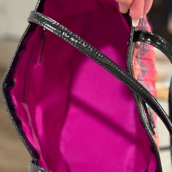 Kate Spade New York Multi-Colored Chevron Handbag - Picture 11 of 14